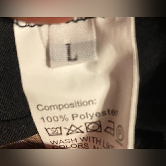 Women's Square Neck Long Sleeve Ruffle Mini Aline Dress, L - Picture 3 of 3